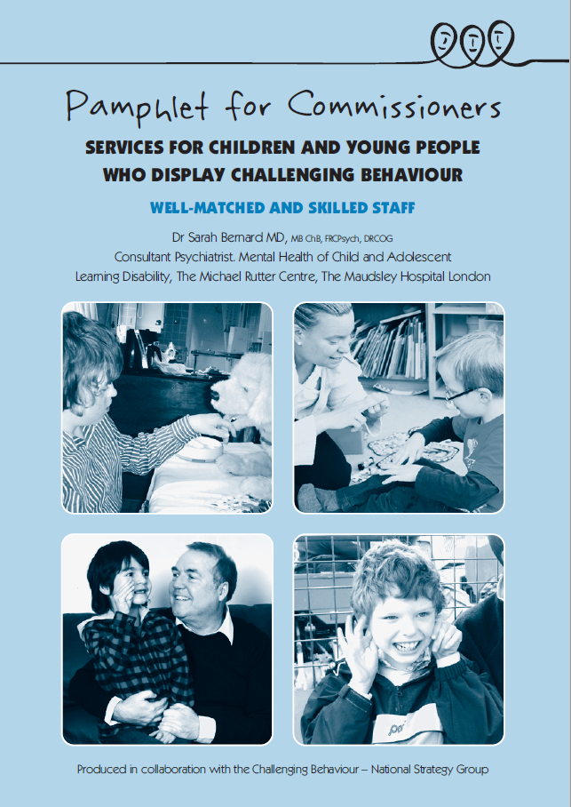 Pamphlet for Commissioners - Services for children and young people who display challenging behaviour